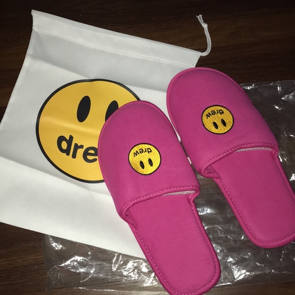 Drew House Mascot Logo Slippers w/Dust Bag NEW - Picture 2 of 7